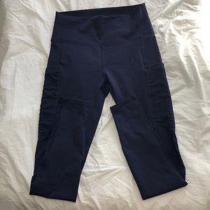 Fabletics powerhold navy leggings size small